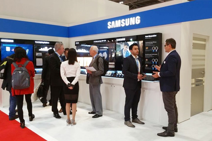 Samsung LED Booth for LuxLive 2016