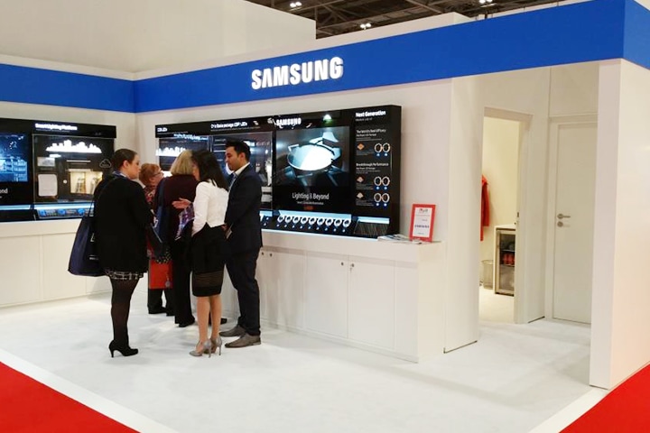 Samsung LED Booth for LuxLive 2016