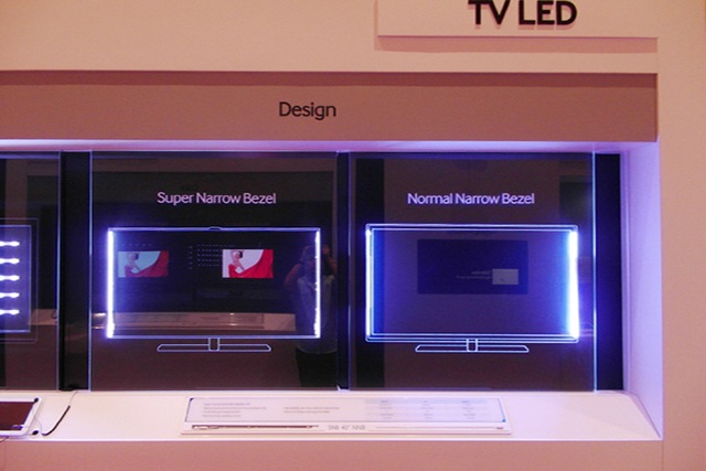 Samsung LEDs exhibits of TV LED at Samsung's exhibition, CES, Samsung Smart Solutions 2013