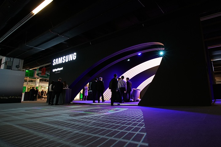 Samsung LED Exhibition Booth at Light and Building 2018 Frankfurt