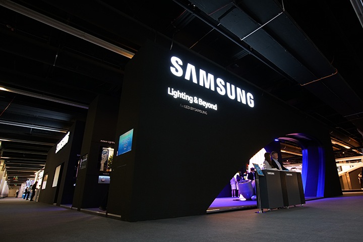 Samsung LED Exhibition Booth at Light and Building 2018 Frankfurt