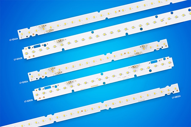 Samsung LEDs four LED linear modules of Q-series: LT-Q562A, LT-Q562B, LT-Q282A, LT-Q282B