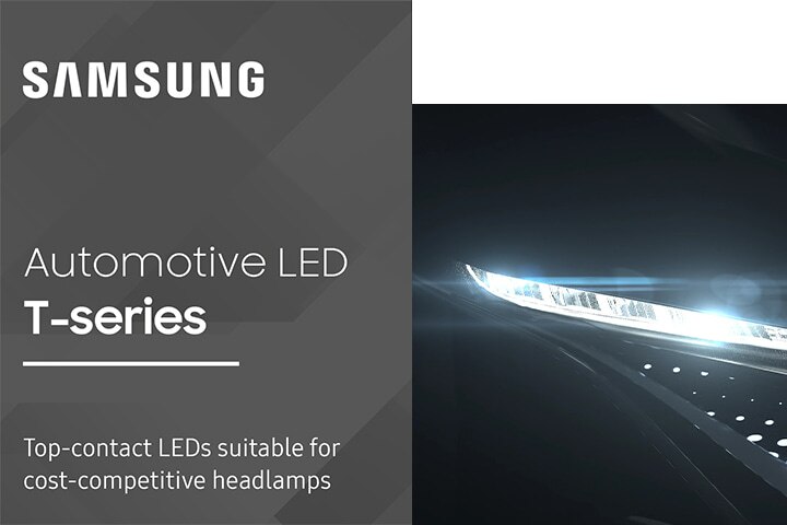 An image of Samsung Automotive LEDs T-Series Product Brief.